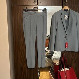 Express Light Blue Ankle Pants